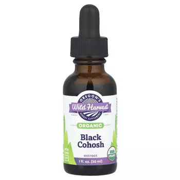 Oregon's Wild Harvest, Органический экстракт черного кохоша, 30 мл (1 жидк. Унция)