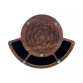 Орех - Tri-Pocket, кельтский с ледяным зеленым, Dice Coasters (C4 Labs)