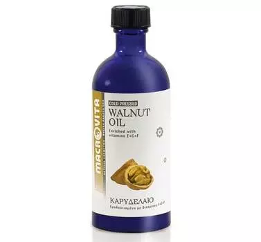 ОРЕХОВОЕ МАСЛО на натуральных маслах холодного отжима с витамином Е 100мл MACROVITA