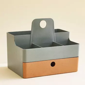 Органайзер для канцелярии Zara Home, зеленый/коричневый