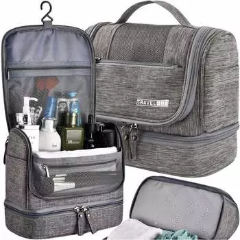 Органайзер для косметички для путешествий для женщин и мужчин, вместительный MODEUS