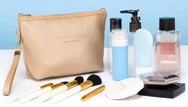 Органайзер для косметики Peterson из экокожи, золотой, цвет золотой
