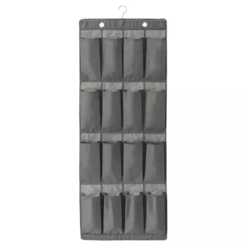 Органайзер для обуви, темно-серый, 16 карманов SKUBB IKEA
