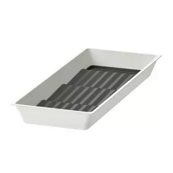 Органайзер для ящиков, белый/антрацит, 20х50 см, UPPDATERA IKEA