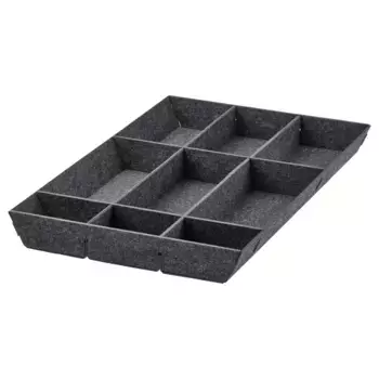 Органайзер для ящиков, серый, 40 см, регулируемый UPPDATERA IKEA