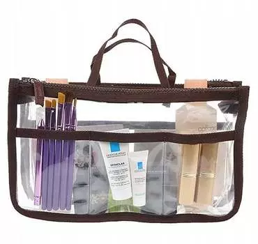 Органайзер, Косметичка для женской сумки, непромокаемая, коричневый Trip Story, коричневый