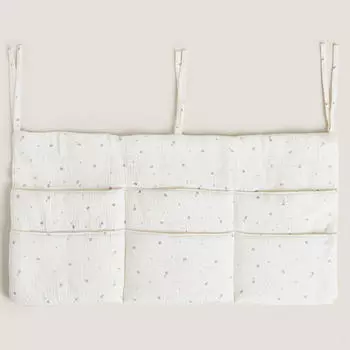 Органайзер Zara Home Leaf Print Muslin, белый