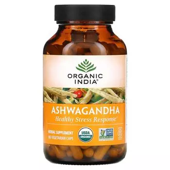 Organic India Ашваганда 180 вег капсул