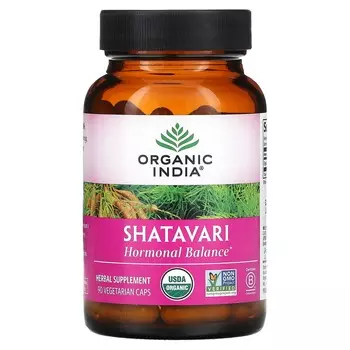 Organic India Шатавари 90 вегетарианских капсул