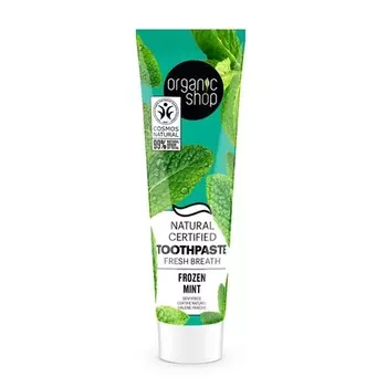 Organic Shop Замороженная мята Dentifrico Свежее дыхание 100г