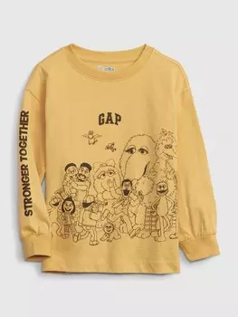Органическая футболка Gap, желтый