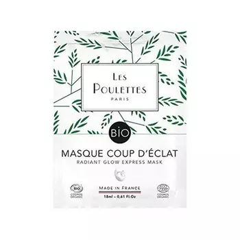 Органическая маска для лица Bio Paris 18 мл Les Poulettes