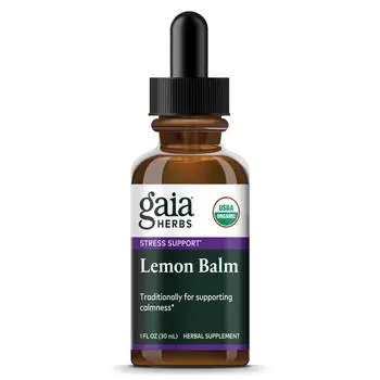 Органическая мелисса Gaia Herbs Organic Lemon Balm, 30 мл