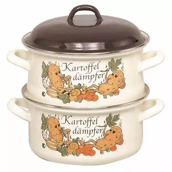 Органическая пароварка Krger KR20K Картофельная пароварка 20 см, черный/белый/разноцветный