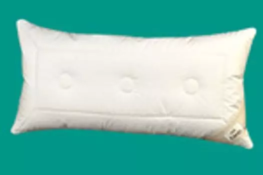 Органическая подушка из верблюжьего волоса 40х80, внутренняя подушка из экологической овечьей шерсти GARANTA