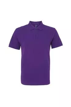 Органическая рубашка поло классического кроя Asquith & Fox, фиолетовый