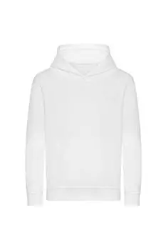 Органическая толстовка с капюшоном AWDis, белый