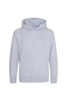 Органическая толстовка с капюшоном AWDis, серый