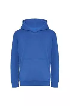 Органическая толстовка с капюшоном AWDis, синий