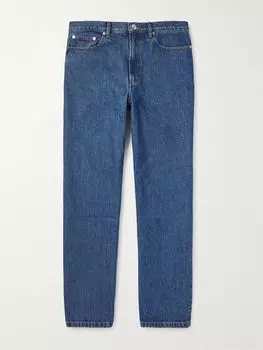 Органические джинсы Martin Straight-Leg A.P.C., синий