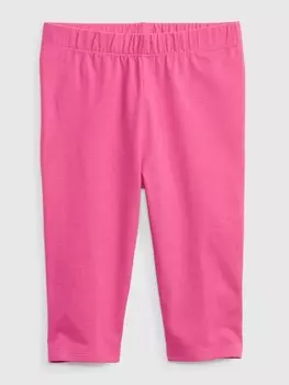 Органические леггинсы-капри Gap, розовый