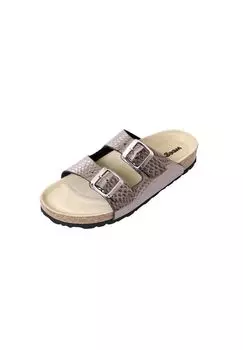 Органические мюли для здоровья Schuhmode Weeger, цвет Silbermet