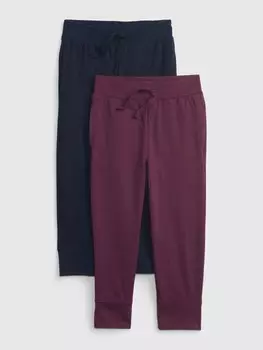 Органические спортивные штаны, 2 шт. Gap, мультиколор