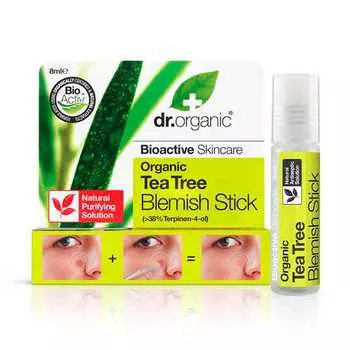Органический батончик от прыщей с чайным деревом 8 мл Dr. Organic