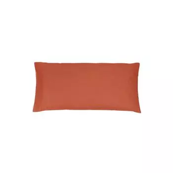 Органический чехол на подушку мягкий перкаль оранжевый 40х80 см Mary Rose
