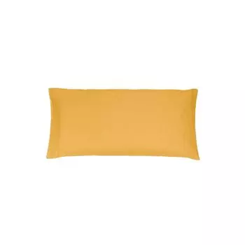 Органический чехол на подушку мягкий перкаль желтый 40х80 см Mary Rose