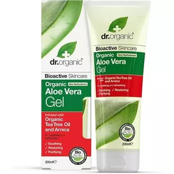 Органический гель алоэ вера с арникой чайного дерева 200 мл, Dr Organic