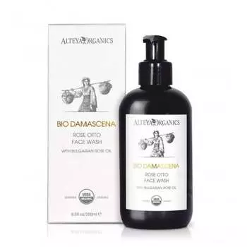 Органический гель для умывания, Rose Otto Face Wash, 250 мл BIO Damascena, Alteya Organics, inna