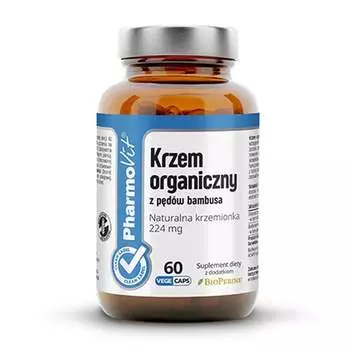 Органический кремний из побегов бамбука 60 капсул, чистая этикетка - Pharmovit