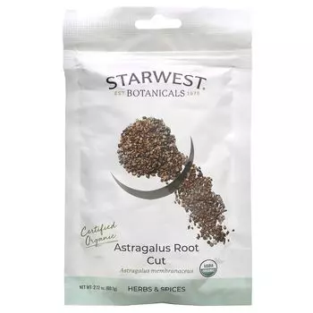 Органический кусок корня астрагала, 2,12 унции (60,1 г) Starwest Botanicals
