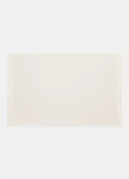 Органический ребристый коврик для столовых приборов Croff, белый