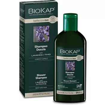 Органический шампунь и гель для душа 200мл, Biokap