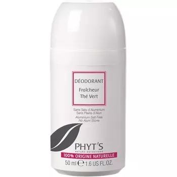 Органический шариковый дезодорант с зеленым чаем 50 мл Phyt's
