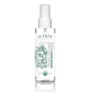 Органический спрей с белой розовой водой, 100 мл Organic, White Rose Water, Alteya