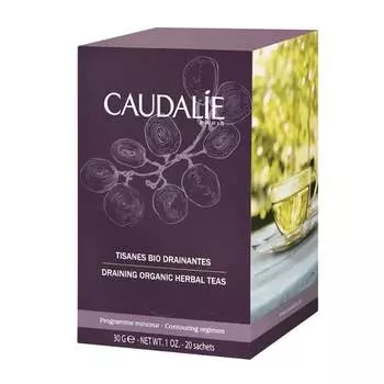 Органический травяной чай Caudalie Draining | Слив травяной эко-чаи 30г (20 пакетиков)
