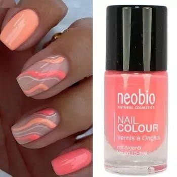 Органический веганский лак для ногтей 03 Wonderful Coral 8 мл Neobio