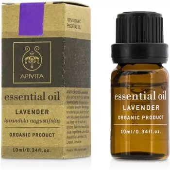 Органическое эфирное масло лаванды 10 мл, Apivita
