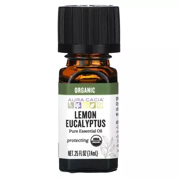 Органическое эфирное масло лимона и эвкалипта Aura Cacia, 7,4 мл