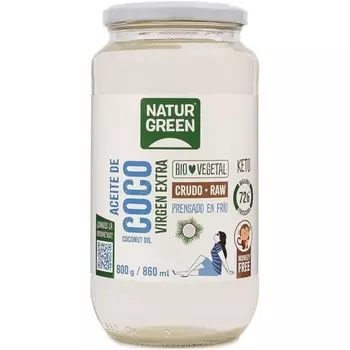 Органическое кокосовое масло первого отжима NaturGreen 860 мл 800 г