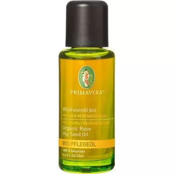 Органическое масло дикой розы 30 мл - питательная и восстанавливающая ароматерапия для уставшей, требовательной кожи - веганское Primavera