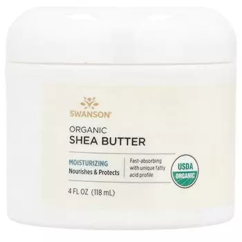 Органическое масло ши, 4 жидких унции (118 мл) Swanson