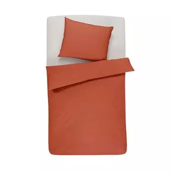 Органическое постельное белье Soft Percale Оранжевый 155х220 см Mary Rose