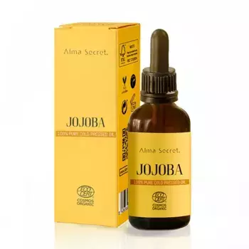 Органическое растительное масло Jojoba 100% Pure Cold Macerated Oil Alma Secret, 50 ml