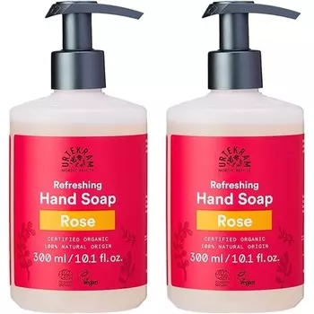 Органическое жидкое мыло для рук Rose 300мл, Urtekram