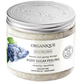 Organique антивозрастной сахарный скраб для тела, 200 мл