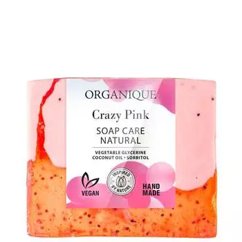Organique, Crazy Pink, натуральное мыло для ухода, 100 г